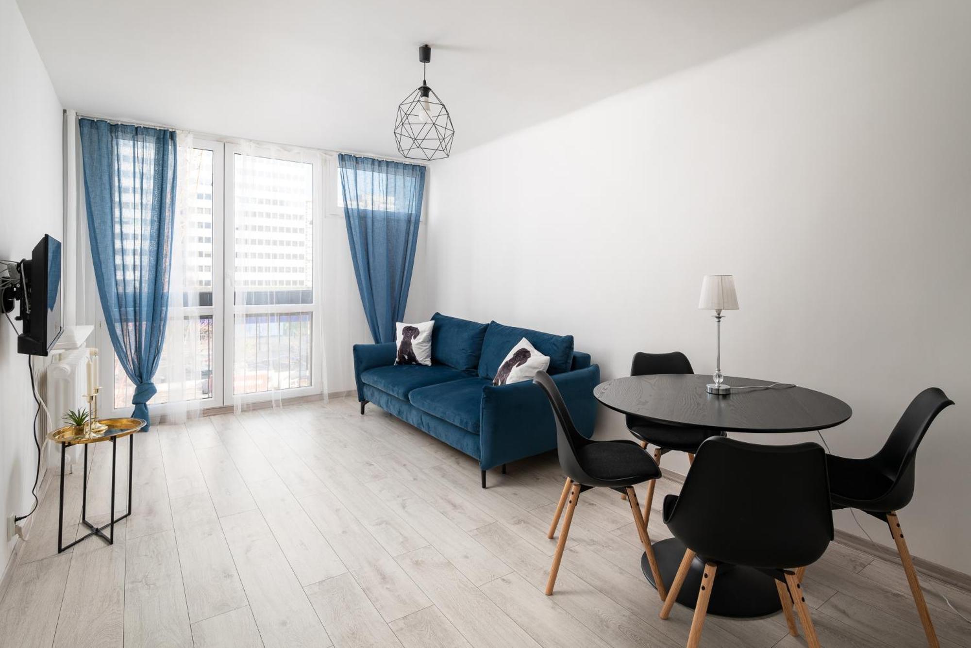 Grzybowska Blue City Centre Apartment Warszawa Exteriör bild