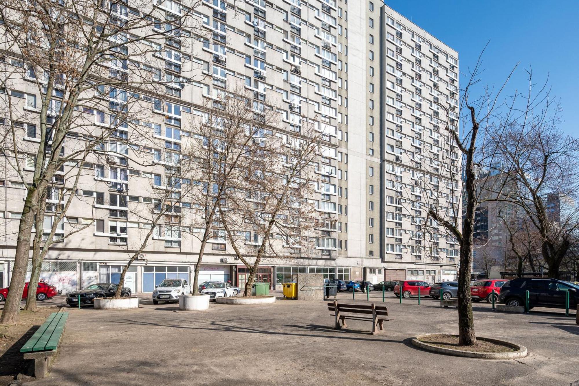 Grzybowska Blue City Centre Apartment Warszawa Exteriör bild
